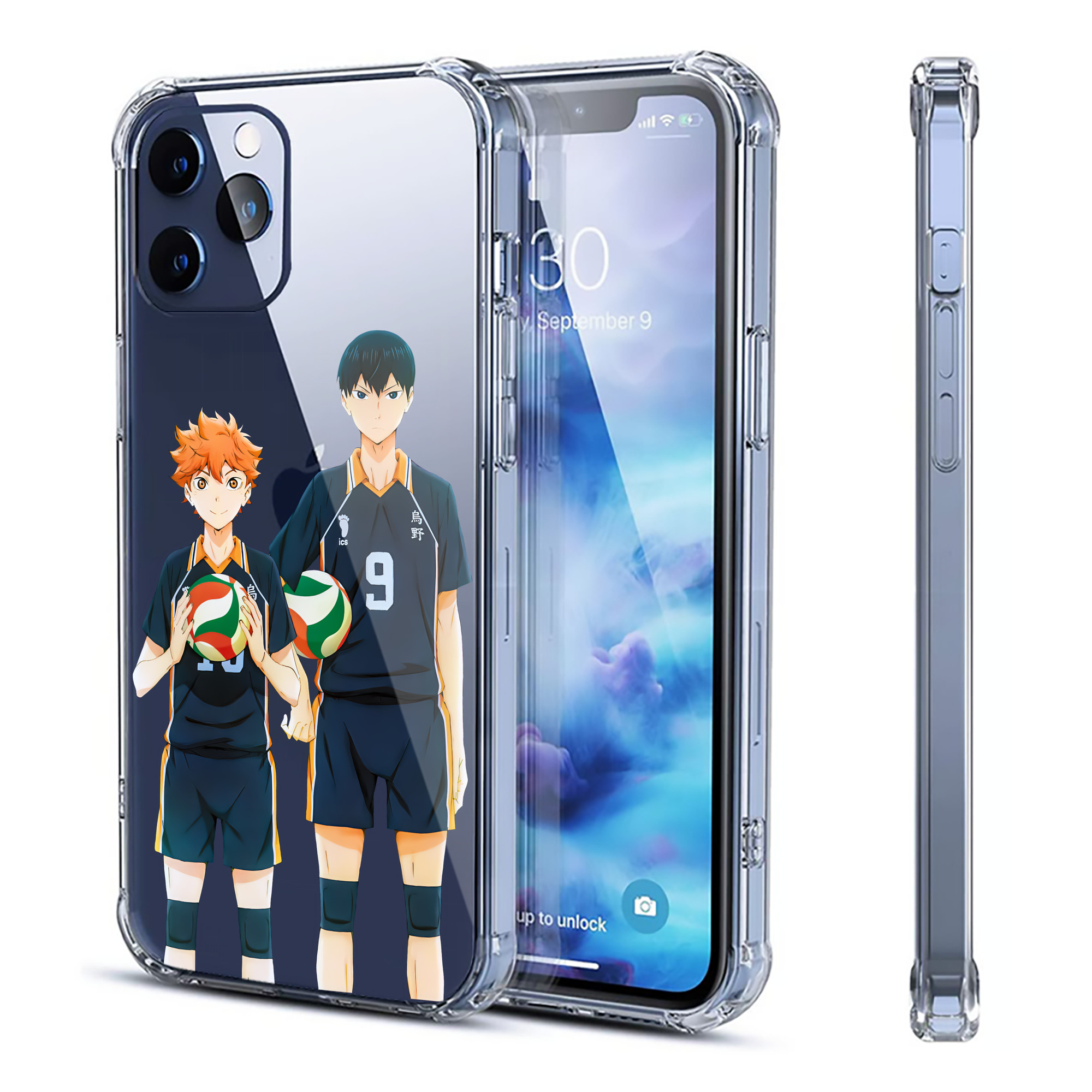 ハイキュー!! Haikyu!! 【iPhone 12シリーズ対応】透明スマホケース（クリアソフトケース）